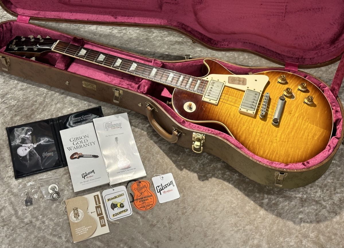 Inspired By Joe Perry 1959 Les Paul Standard Signed & Tom Murphy