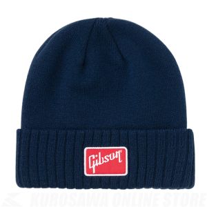Gibson Cuffed Beanie Navy[GA-GG-BLUEBEANIE] ロゴニット