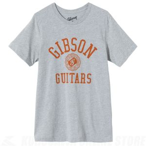 Gibson COLLEGIATE TEE Heather Gray/Lサイズ