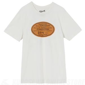 Gibson Acoustic Label Tee Vintage White/ Lサイズ