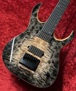 MAYONES Duvell Elite 4Ever 7 B26.5 -Trans Natural Fade Black Burst Out Gloss- ≒4.14Kg【7弦】