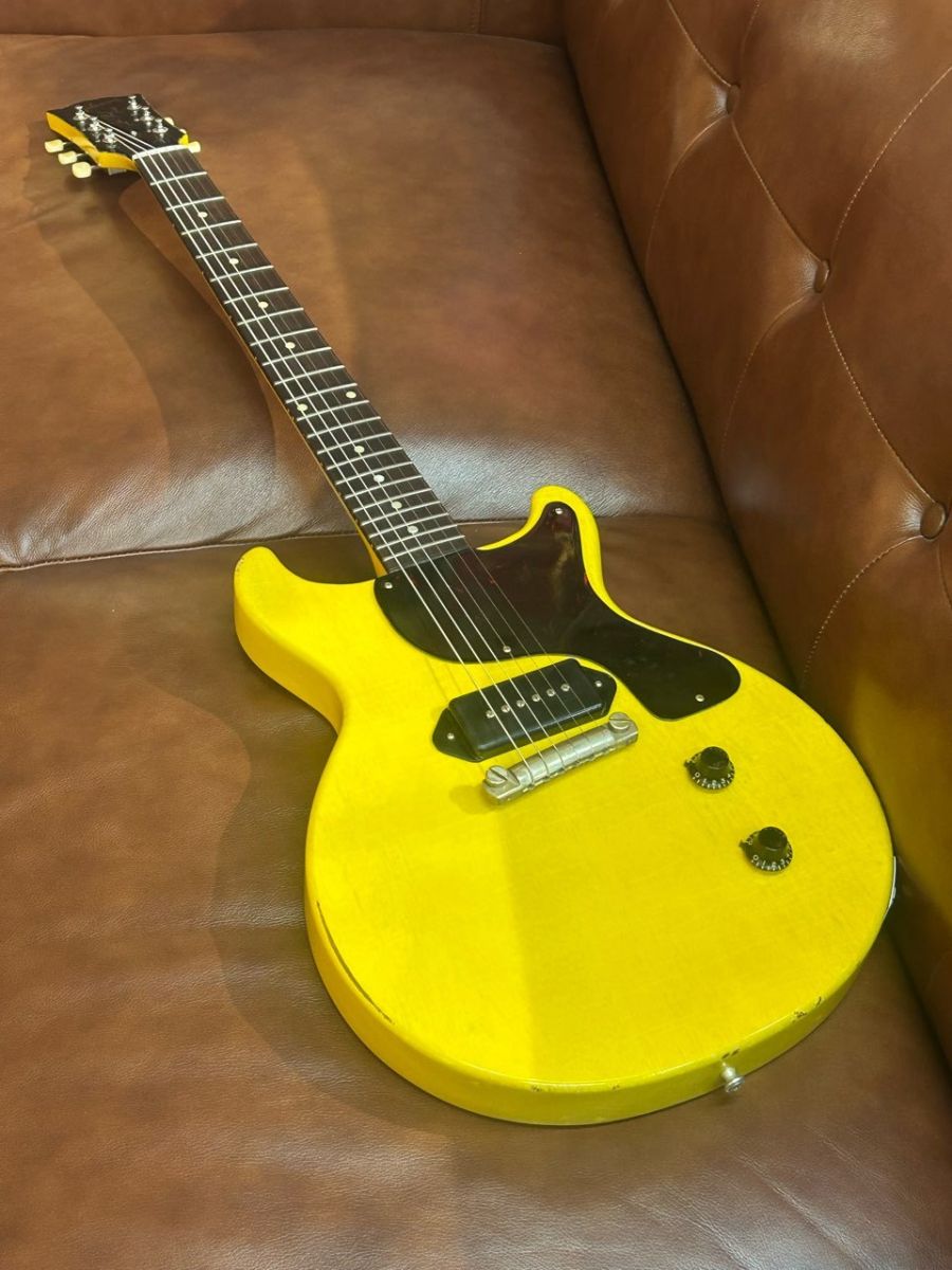 Murphy Lab 1960 Les Paul Junior Double Cutaway Bright TV Yellow