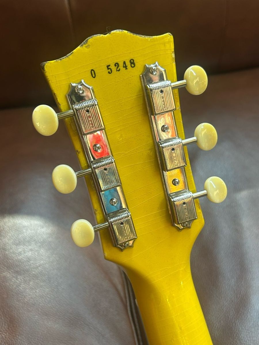 Murphy Lab 1960 Les Paul Junior Double Cutaway Bright TV Yellow