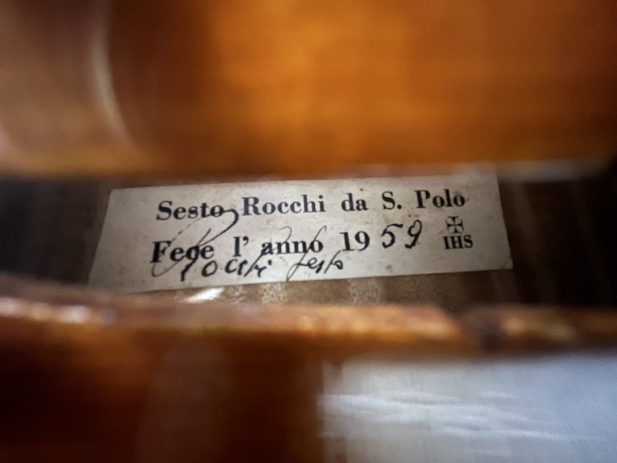 Sesto Rocchi 1959年製 | 【クロサワ楽器店オンラインショップ】いい