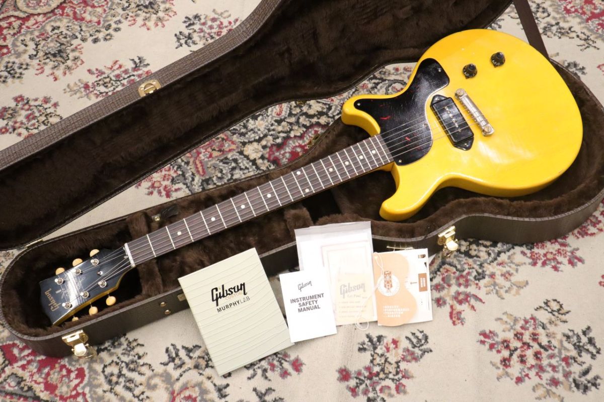 Murphy Lab 1960 Les Paul Junior DC Bright TV Yellow Light Aged s/n