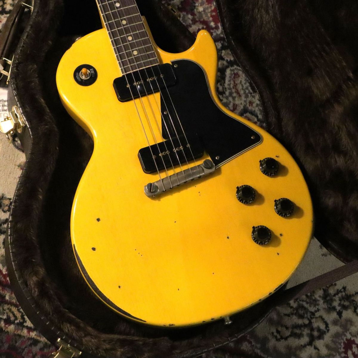 Murphy Lab 1957 Les Paul Special Single Cut Bright TV Yellow Heavy Murphy Lab 1957 Les Paul Special Single Cut Bright TV Yellow Heavy