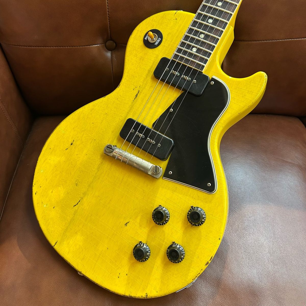 Murphy Lab 1957 Les Paul Special Single Cutaway Bright TV Yellow