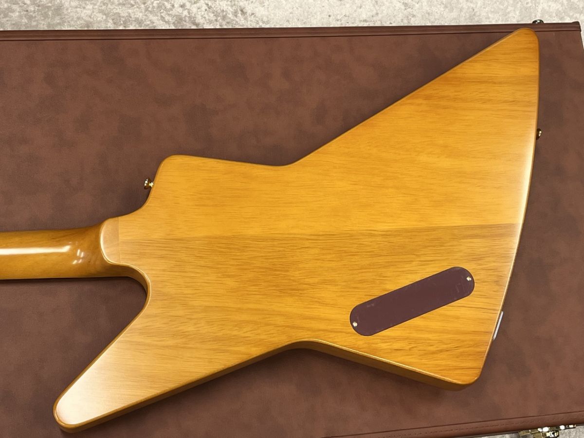 Inspired by Gibson Custom 1958 Korina Explorer Aged Natural s/n