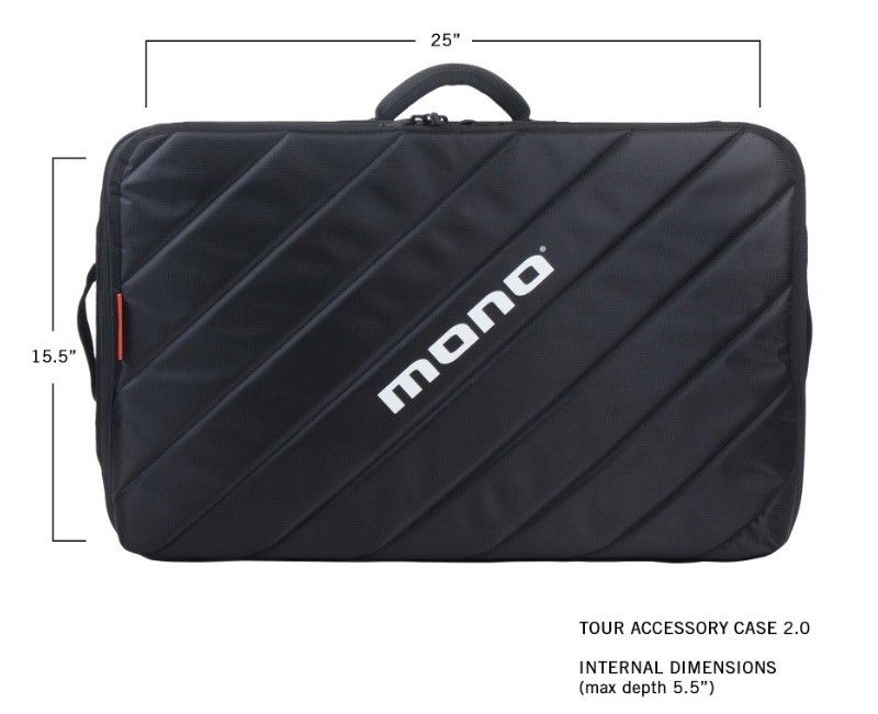 Pedalboard Medium, Black and Tour Accessory Case 2.0, Black