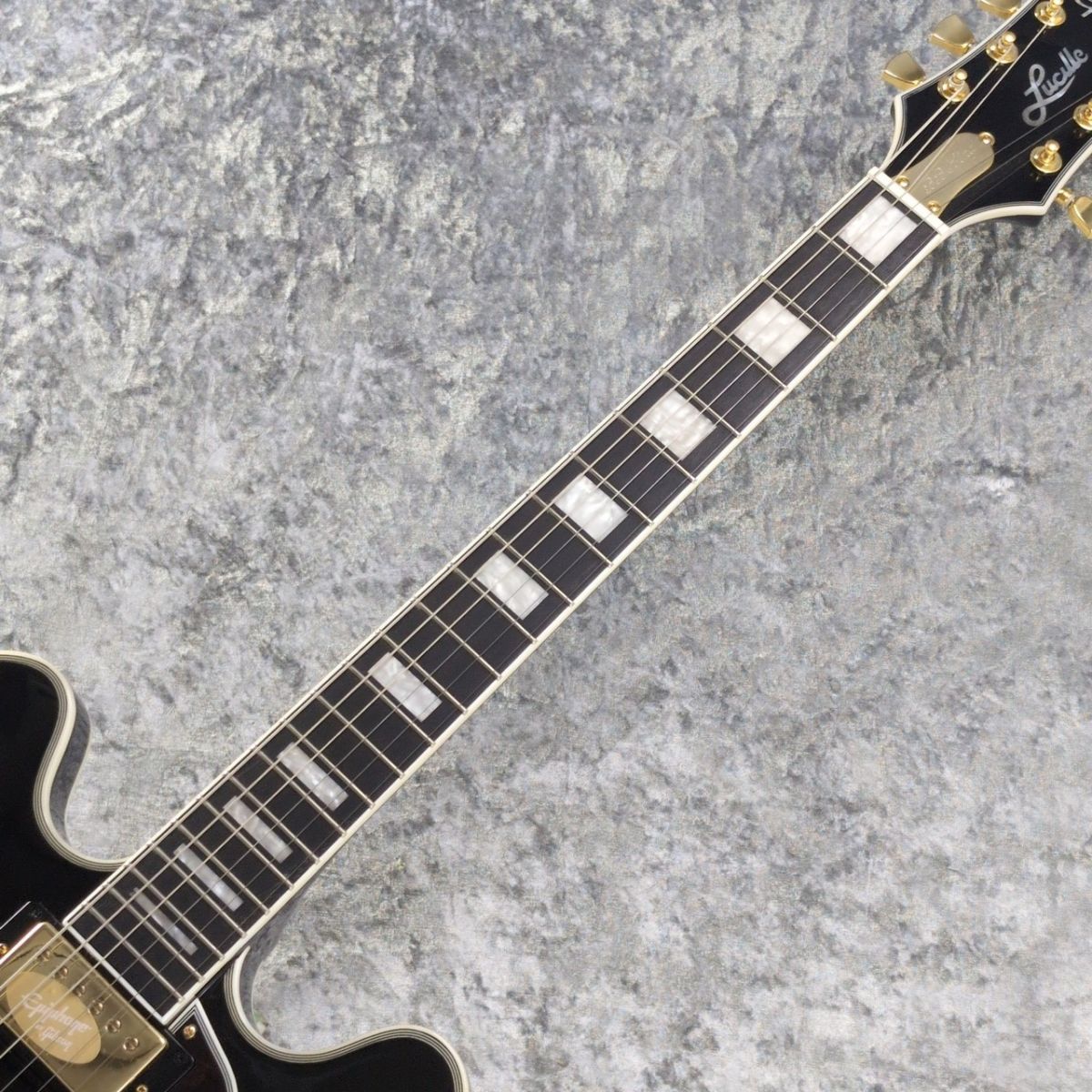 エピフォン Epiphone B.B King Lucille ルシール ギター Epiphone B.B. King Lucille Bone White セミアコギター ボーン