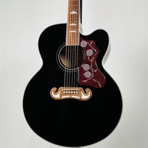Epiphone アコースティックギター 黒 Epiphone Hummingbird Studio Ebony <エピフォン>｜平野楽器