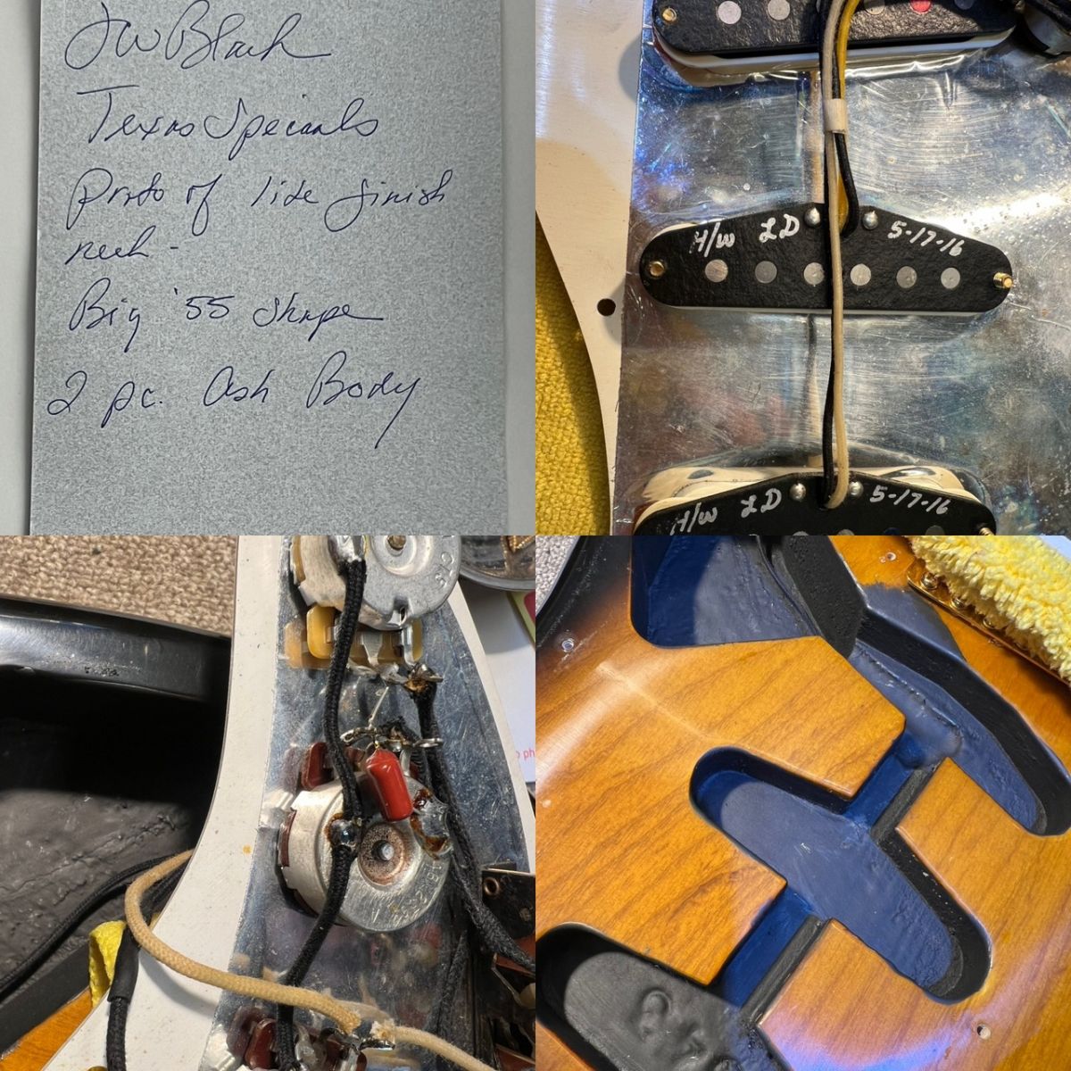 Custom '57 Stratocaster Build by J.W.Black | 【クロサワ楽器店