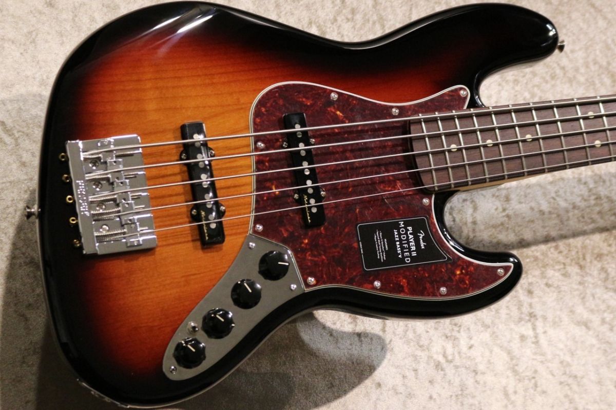 エレキベース Player II Modified Active Jazz Bass V -3 Color Sunburst