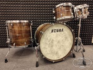 TAMA TAMA STAR DRUM Bubinga 4pcs Drum Kit ～Pewtew Blue Acacia～ w/ Double Tom Stand