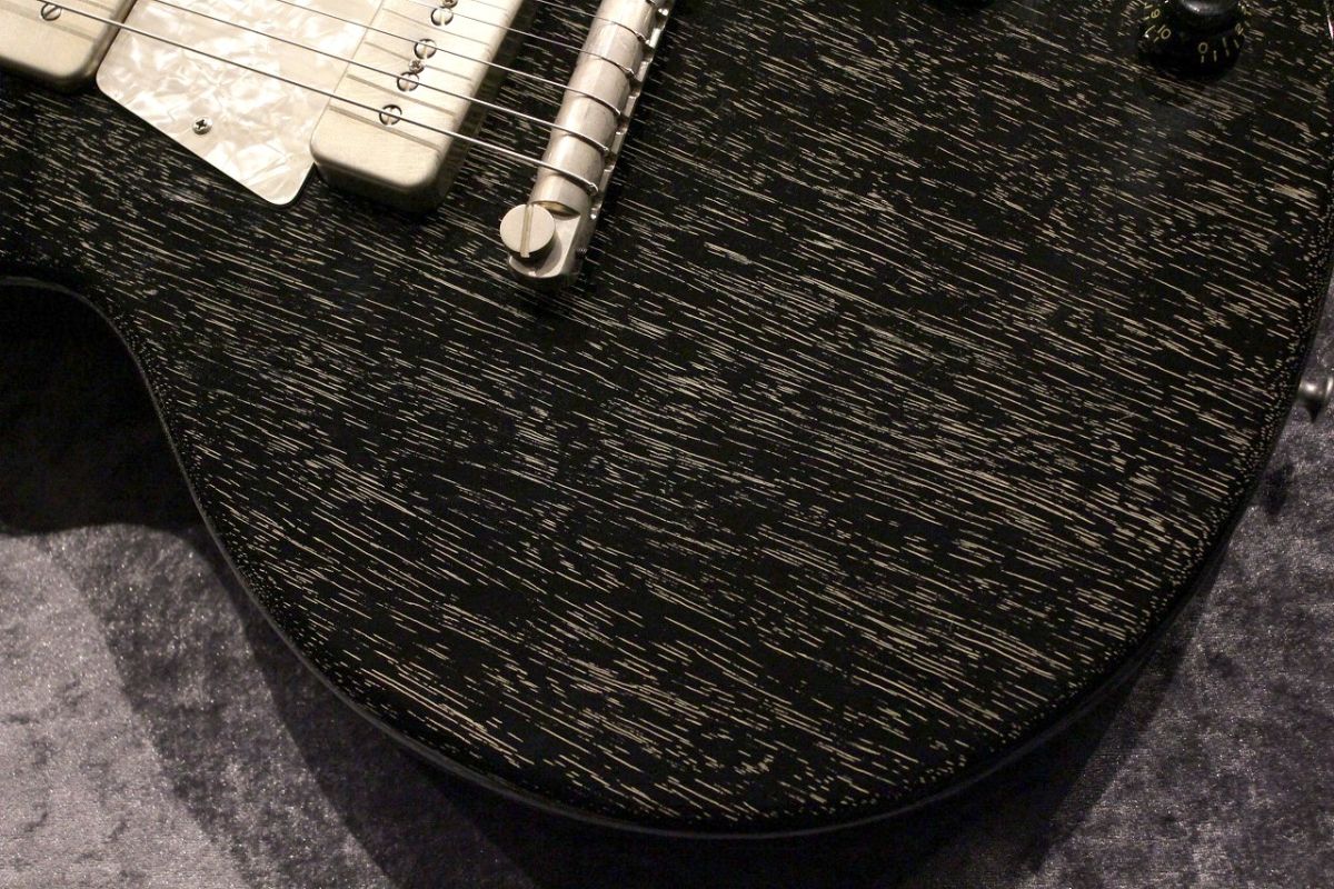 Burned Special Double Cut Korina Silver Fox Finish #0836