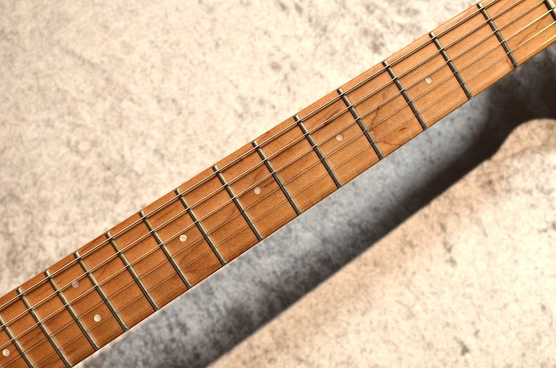 Pro-Mod DK22 SSS 2PT CM Mahogany with Walnut Caramelized Maple FB