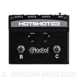 Radial HotShot MD 《ダイナミックマイク用スイッチャー/3OUT》
