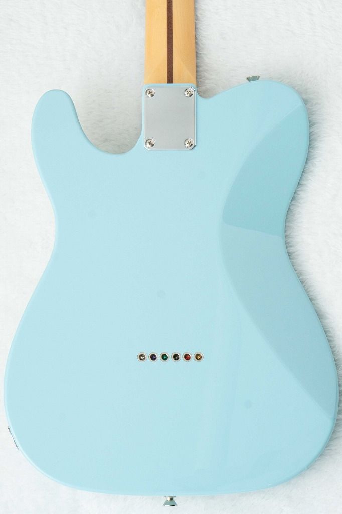 FSR Made in Japan Hybrid II Telecaster Daphne Blue Matching Head