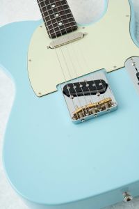 FSR Made in Japan Hybrid II Telecaster Daphne Blue Matching Head