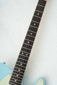 FSR Made in Japan Hybrid II Telecaster Daphne Blue Matching Head