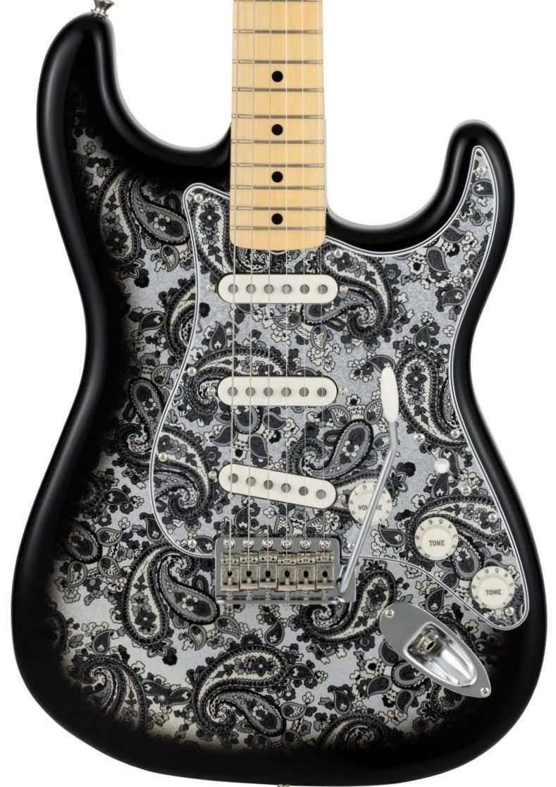 Made in Japan Limited Stratocaster -Black Paisley