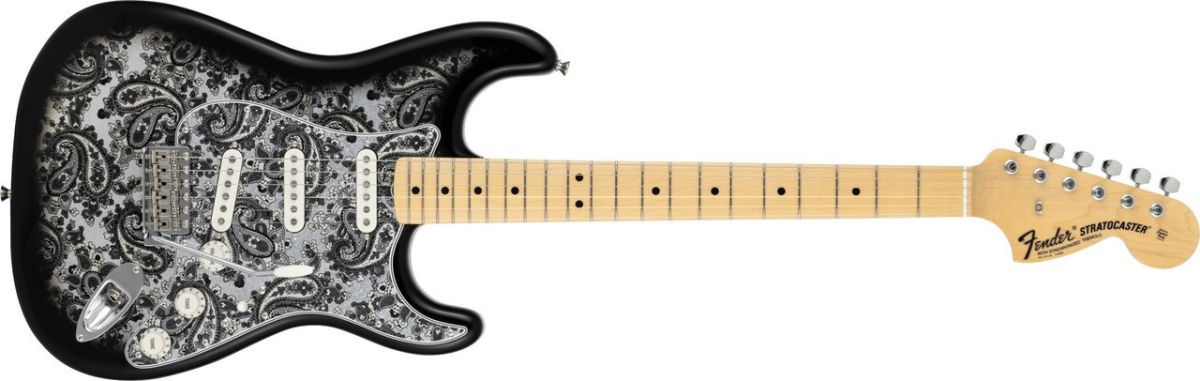 Made in Japan Limited Stratocaster -Black Paisley