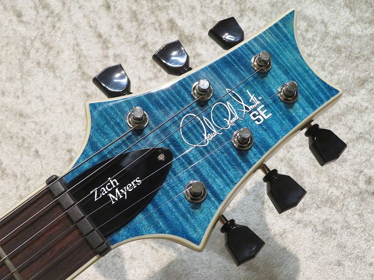 SE Zach Myers Semi-Hollow Body Myers Blue #G072844
