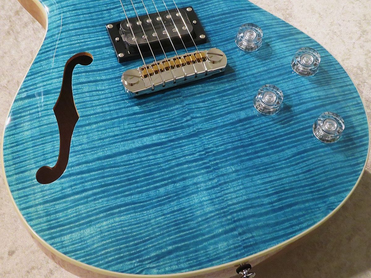 SE Zach Myers Semi-Hollow Body Myers Blue #G072844