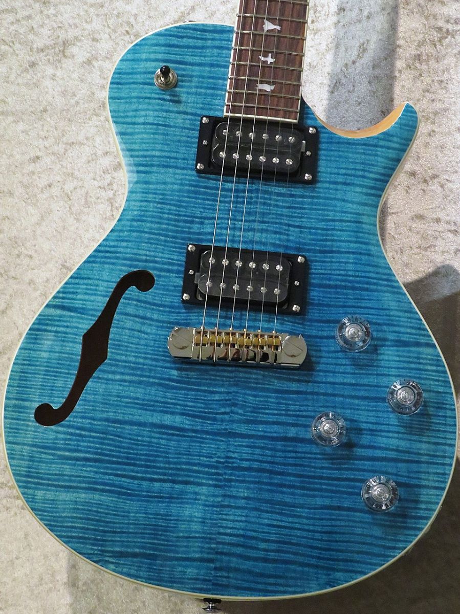 SE Zach Myers Semi-Hollow Body Myers Blue #G072844