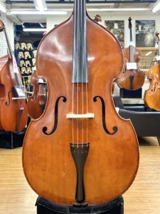 【新品】 黒檀 コントラバステールピース　（4弦用）ドイツから 4弦コントラバス本体