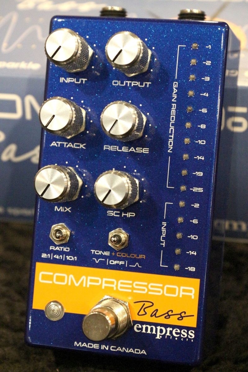 ベース Empress Effects Compressor Bass Empress Effects / Bass Compressor Silver Compressor for Bass