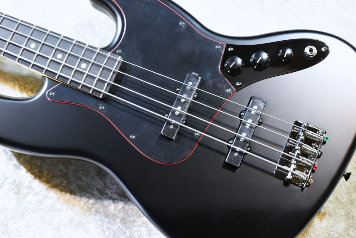 ノーブランドJazz Bass ブラック ヴィンテージ風 ノーブランドJazz