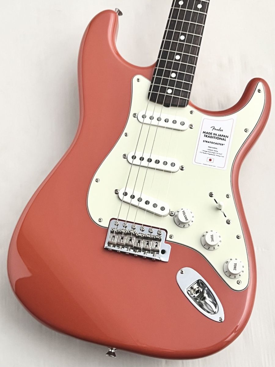 MIJ Traditional 60s Stratocaster -Fiesta Red- w/Genesis PU ≒3.34
