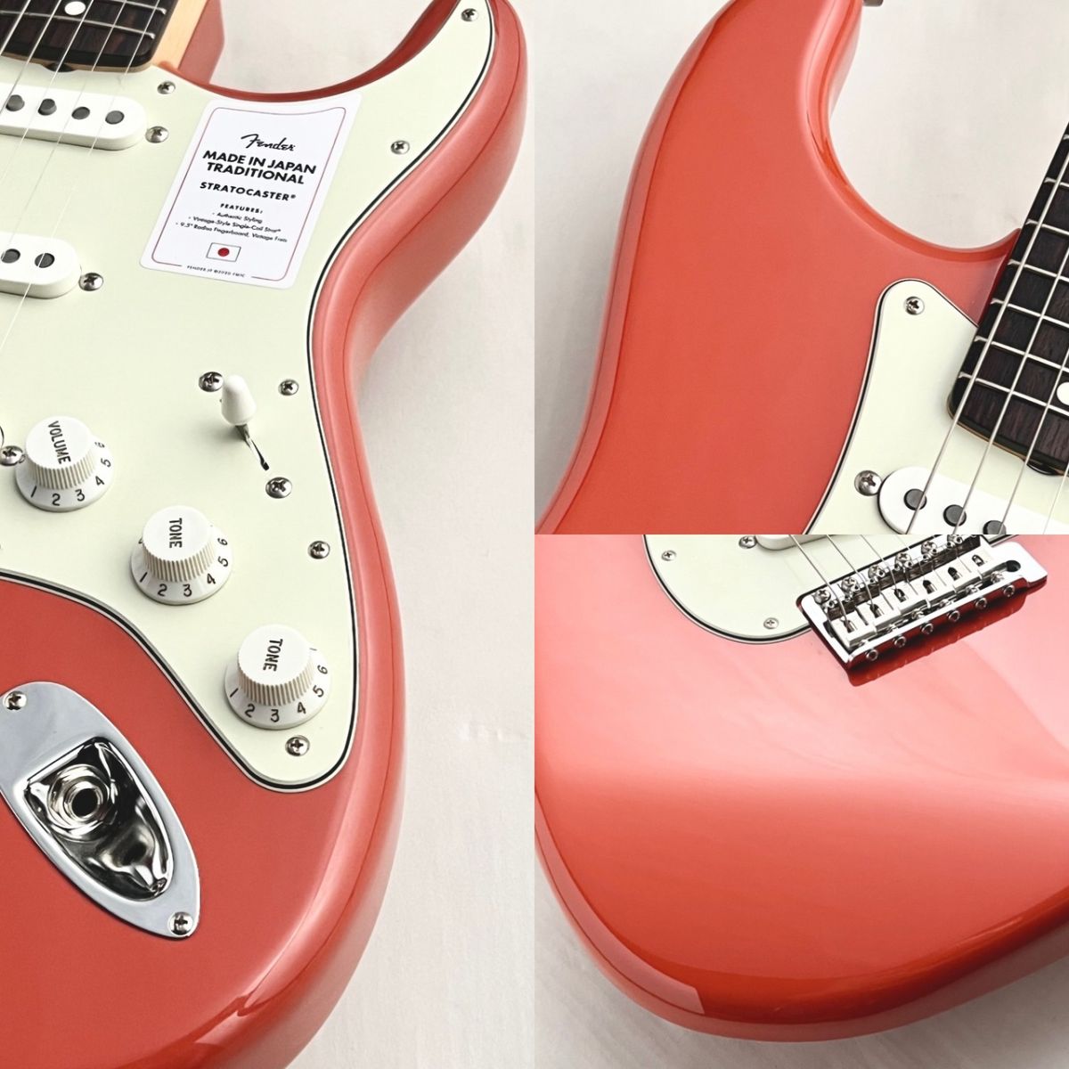 MIJ Traditional 60s Stratocaster -Fiesta Red- w/Genesis PU ≒3.34