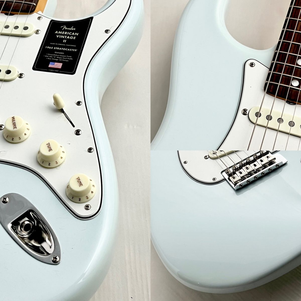 Fender American Vintage II 1965 Stratocaster -Sonic Blue