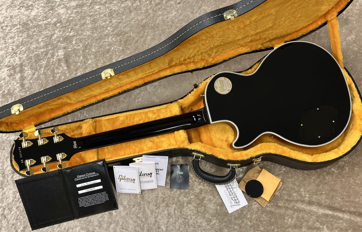 Les Paul Custom w/Ebony Fingerboard Gloss Ebony s/n CS501479