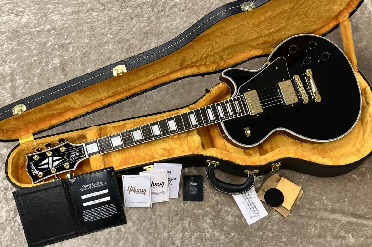 Les Paul Custom w/Ebony Fingerboard Gloss Ebony s/n CS501479