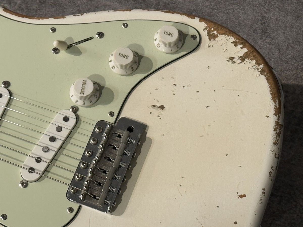 Stargazer SSS Alder/Vintage Rosewood FB/Olympic White Heavy Aged