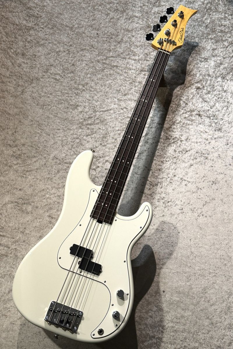ThreeDots エレキベース ホワイト ThreeDots エレキベース ホワイト ThreeDots エレキベース