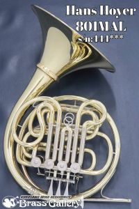 Hans Hoyer ＜11/1～11/30 サイコロチャレンジ開催中!!＞ 801MAL【s/n:444***】 【中古】【ホルン】【ハンスホイヤー】【フルダブル】【イエローブラス】【ガイヤータイプ】【ベルカット】【金管楽器専門店】【ウインドお茶の水】