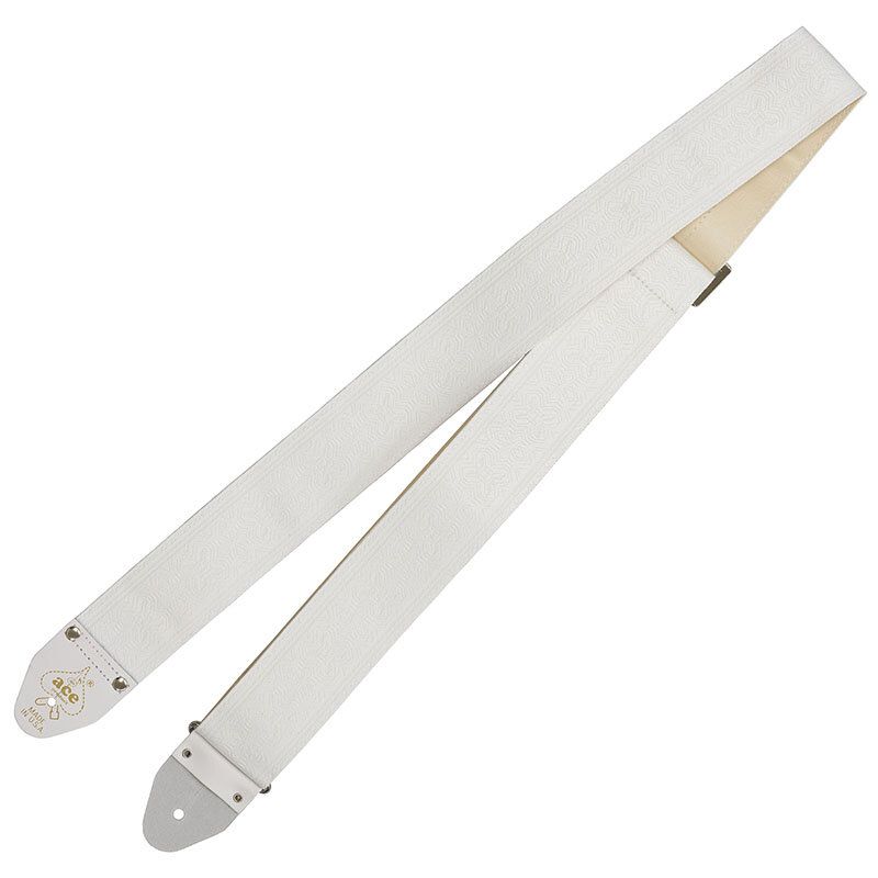 Ace Guitar Straps ACE-14 -Greenwich White- [ストラップ
