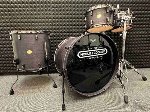 NOBLE & COOLEY 【試奏動画】 NOBLE&COOLEY　CD Maple 4Pcs Drum Kit～Black wash Matte～ 【当店オーダー品】