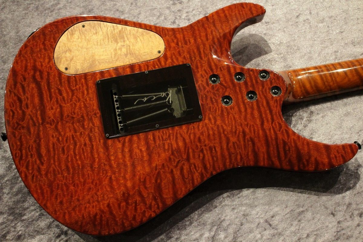 その他 Custom Order Light DC Carved Flame Redwood Top/Quilt Maho