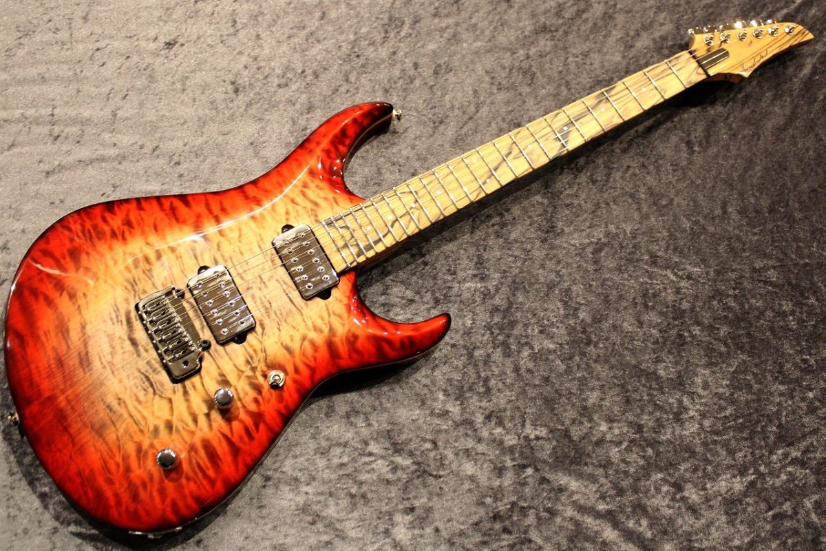 エレキギター オレンジグラデーション その他 Custom Order Light DC Arched 4A Quilted Maple Top/Quilted