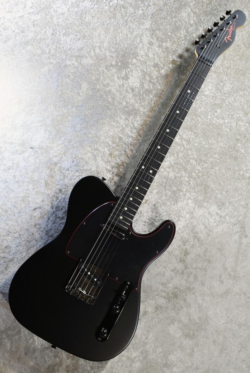 日本製 Fender テレキャスター黒 アルダー USピックアップ Made in Japan Limited Hybrid II Telecaster Noir #JD25018242