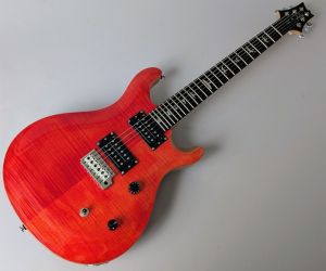 美品 PRS SE Custom 赤 PRS SE Custom24 Fire Red Burst エレキギター ポールリード