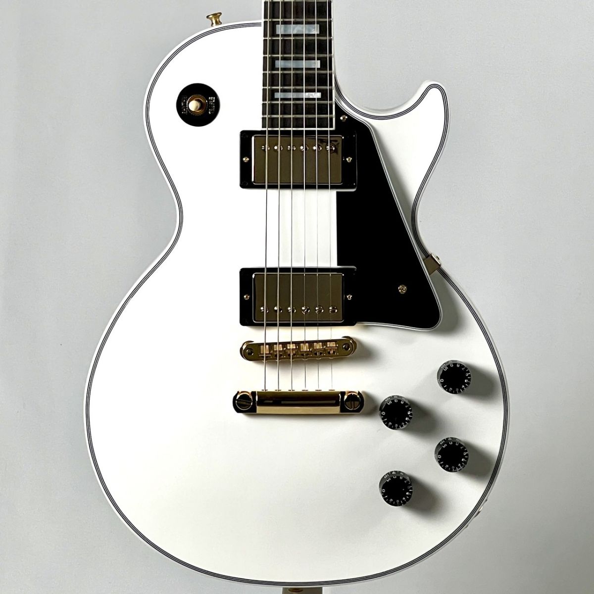 Les Paul Custom w/ Ebony Fingerboard Gloss -Alpine White