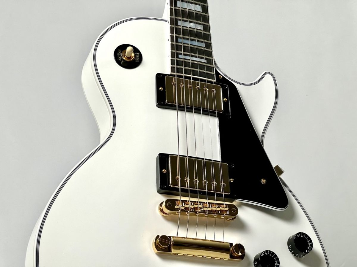 Les Paul Custom w/ Ebony Fingerboard Gloss -Alpine White