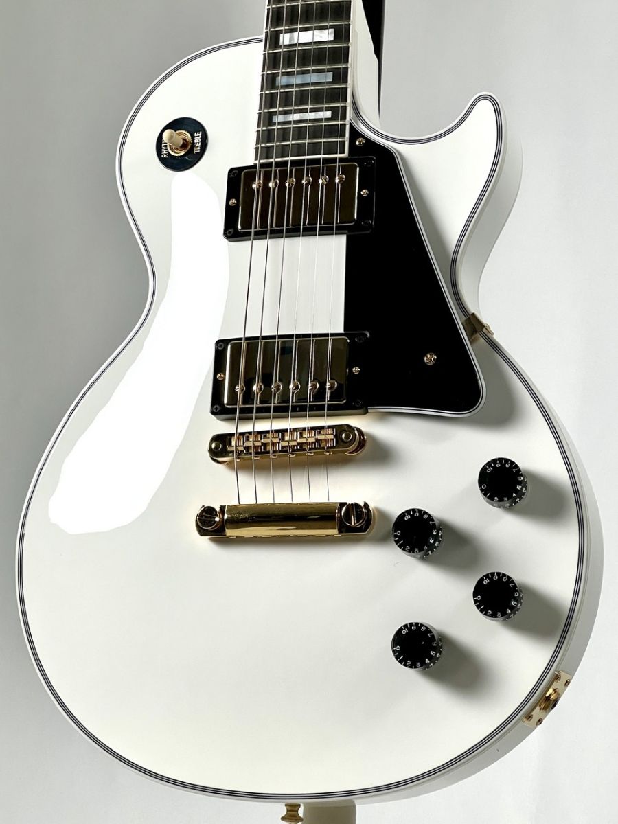 Les Paul Custom w/ Ebony Fingerboard Gloss -Alpine White