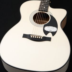 新品！ カッタウェイデザイン 白いアコースティックギター ZEMAITIS CAF-90HCW WHT AB エレアコ ハート形ホール カッタ